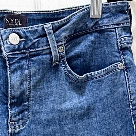 NYDJ Women's Teresa Wide Leg Jean Size 2 Blue Lift X Tuck Technology Very Soft - Picture 5 of 14